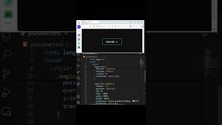 CSS Button That Broke the Internet! 💥✨#shorts #cssmagic #htmlcss #webdesign #coding #foryou