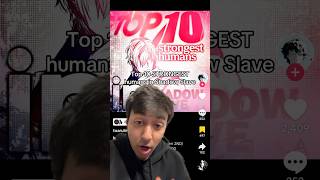 Top 10 STRONGEST humans in Shadow Slave. #anime #lightnovel #shadowslave #rezero #lotm #orv #tbate
