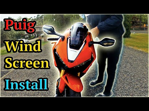 How to Install Motorcycle Windscreen | 2017-2019 CBR1000RR MOD Series Ep. 4!!