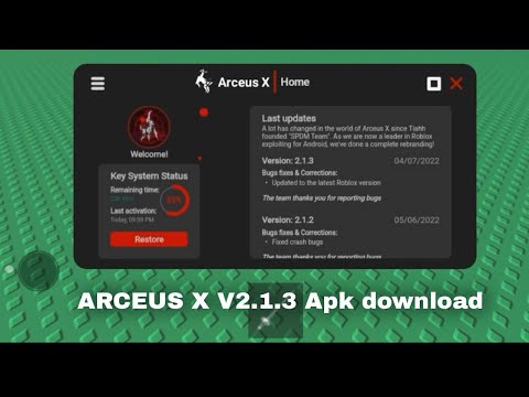 Arceus X V2.1.3 APK Download | Roblox Mobile Executor