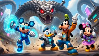 Mickey Mouse : Future Tech Heroes vs the Giant Cyber Serpent 🤖🐍 | Mickey Mouse Animation
