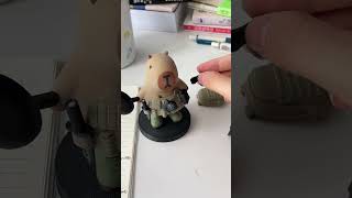 The capybara enters the game #toys #capybara #ornament #creative #original #gift