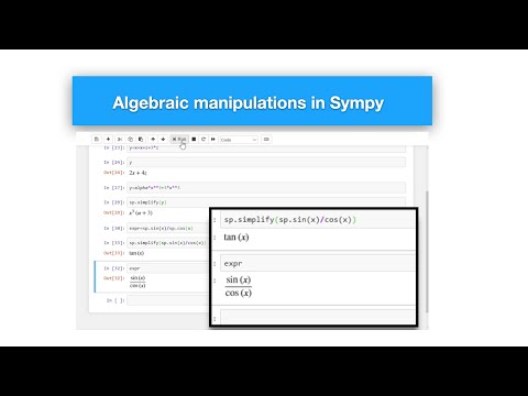 Algebraic Manipulations in Python's Sympy