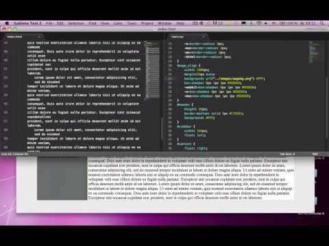 Tutorial HTML ~ Как создать сайт самому! Верстаем шаблон на HTML   CSS 02