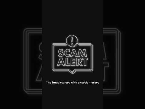 Man looses 9 Cr to Stock Market Trading Scam | WhatsApp Trading Scam #tradingscams #scamaware #scams