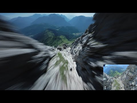 Surfing the Dolomites / FPV Mountain Surfing
