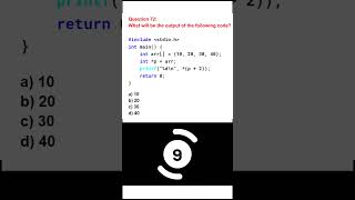 c programming MCQ's PART-25 | C Programming Language #25  #codingproblems #sachinswami #coding
