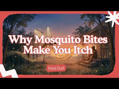 Why Does a Mosquito Bite Itch? #science #mosquito #humanbody