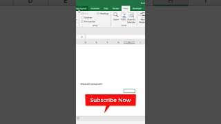 How to Remove Gridlines In Excel #excel #gridlines #spreadsheet