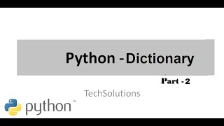Python Dictionaries-PART 2 || Python tutorial || Learn Python