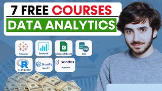 7 Free Data Analyst Courses | Hands-on Experience | High Demand & High Paying Skills 2025