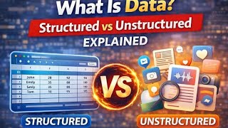 What Is Data? Structured vs Unstructured Data Explained for Beginners #datastructures #ai 