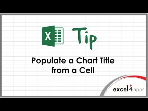 Excel Tip: Populate a Chart Title from a Cell