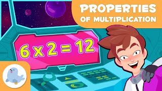 PROPERTIES of MULTIPLICATION 🚀❌ Math for Kids ✨