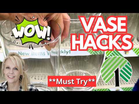 Grab Dollar Tree Vases for These High-End Home Decor Hacks