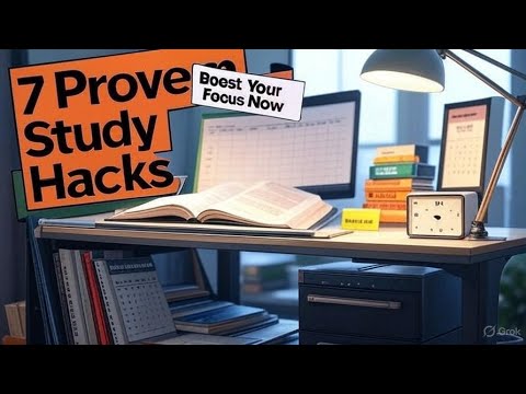 “7 Study Hacks That Actually Work (1-Minute Guide)”