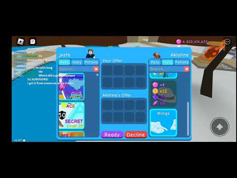 Bubble gum simulator inventory showcase