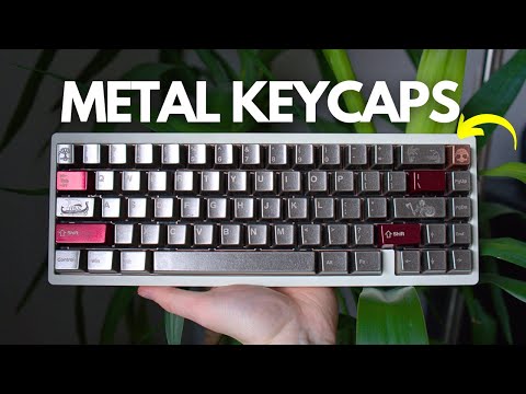 This FULL METAL KEYCAP Set Is So Good... | Awekeys Viking Metal Keycap Set Review