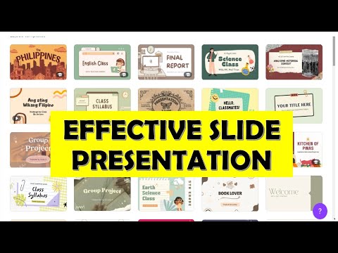 Designing Effective Slides #ppt #canva #presentation #classroom