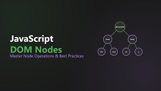 JavaScript DOM Nodes Explained for Beginners: Types, Creation, and Manipulation