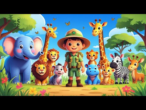 Counting Safari | Learn Numbers 1 to 10 with Fun Animals! | Kids Songs by Little Buddies #kidssongs