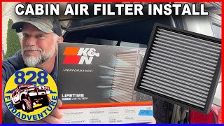 K&N Cabin Air Filter INSTALL Toyota Tundra #tundra #tundratrdpro #cabinairfilter