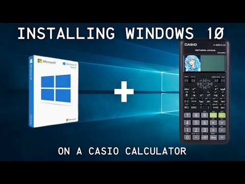 installing windows 10 on a calculator (not literally)