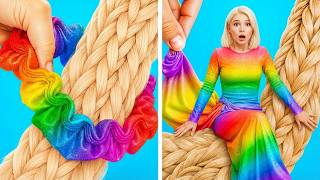 IF OBJECTS WERE HUMANS! 💄🍔 Funny Relatable Situations with Food & Makeup by 123 GO!