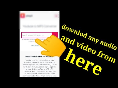 Download any 🔊audio and 🎥video from youtube easily without any app!