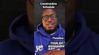 What is a Construction Schedule?