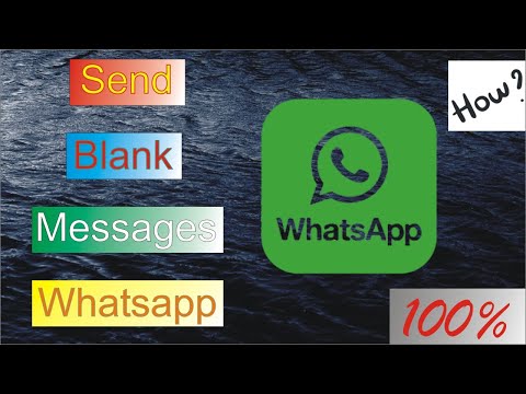 How to Send Blank Message on WhatsApp || Whatsapp Blank Message trick || 2020