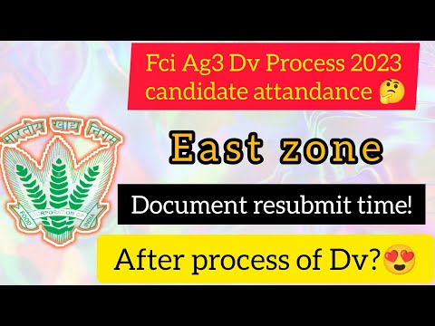 FCI Ag3 2023 Dv candidates attandance (East zone)🔥🤔••After process of Dv? Joining mail❤️ #fciag3