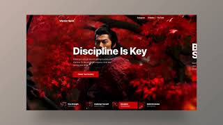 Samurai Fullscreen Carousel Template for Wordpress