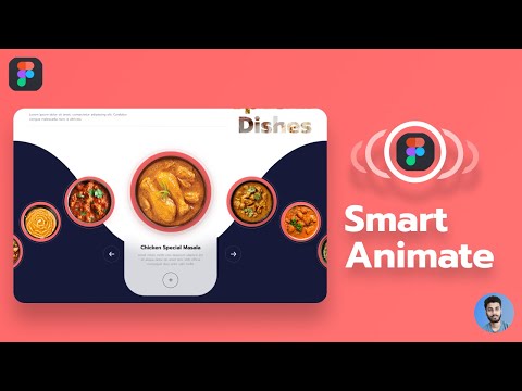 How to Animate in Figma | Figma Tutorial | Food web slider animation | Smart Animate Figma | 2023