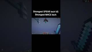 Elytra Mace VS Riptide Spear #minecraft #spear #mace
