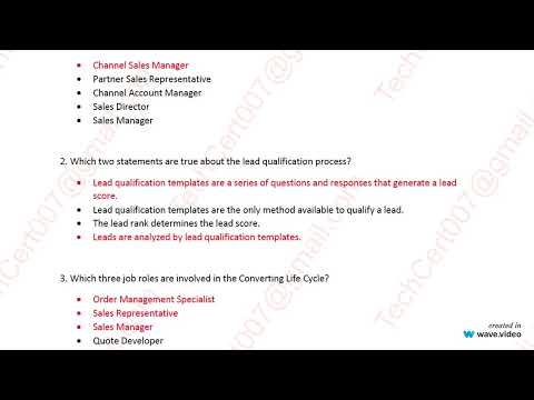 Oracle Sales Business Process Foundations Associate Rel 2 (1Z0-1108-2 2023) Dump