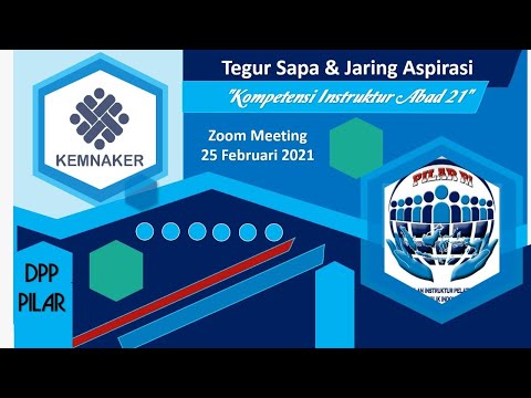 TEGUR SAPA & JARING ASPIRASI Instruktur Pelatihan Kerja Republik Indonesia