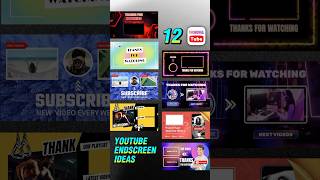 12 Amazing YouTube End Screen Video Ideas - Improve your CTR with TubeCut #thumbnail   #tubecut