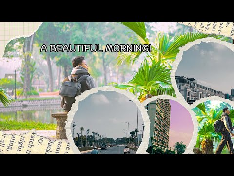 A beautiful morning! Let’s explore the vibrant street scenery together
