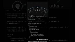 React Clock with Concept #coding #react #codingskills #programming #codingmastery
