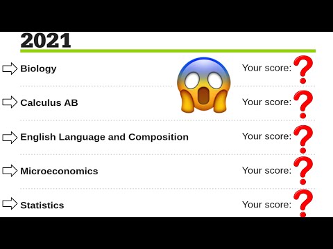 AP Exam Score Reaction 2021! (5 APs)