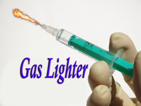 how to make Syringe Gas lighter| EASY