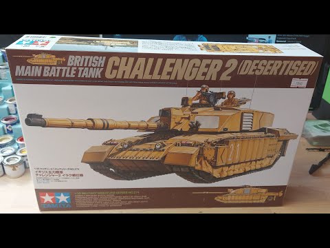 Tamiya 35274 1:35 Challenger 2 M.B.T Photo build