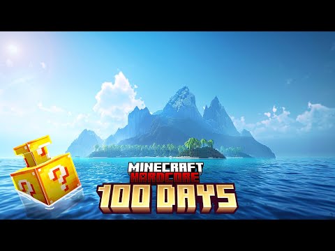 I Survived 100 Days on DESERTED Island in Minecraft Hardcore