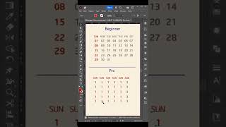 How to make calander in Illustrator pro tips #photoshop #illustrator #illustration #tips #tutorial