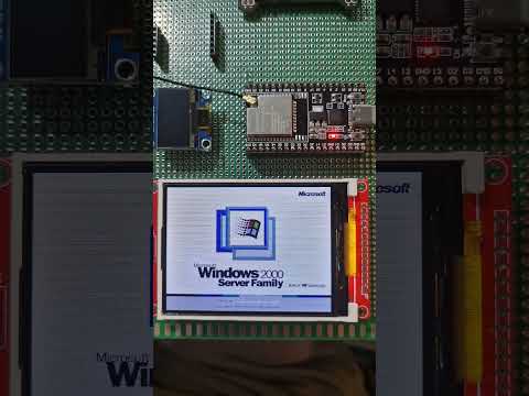 Windows2000 Gif Animation. #shorts #diy #windows #esp32 #lcd