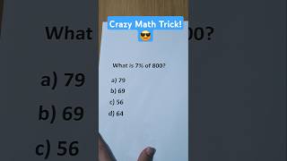 Find Percentages in Seconds | Percentage Problems - Shortcuts & Tricks #math #percents #mathtrick