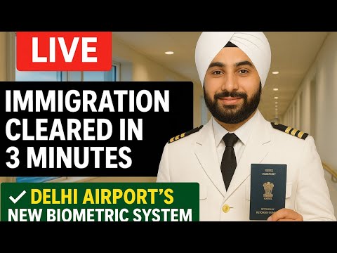 “India’s New FAST-TRACK Immigration System Explained! No More Airport Lines | E-Gates at 8 Airports”