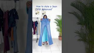 How to style a Jean Y2K Advanced #ootd #todayslook #todaysoutfit #y2k #style #fashion #shorts #fyp