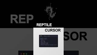 Reptile Cursor 🦎 | Interactive Mouse Effect in HTML CSS JS | #shorts #webdevelopment #trending #code